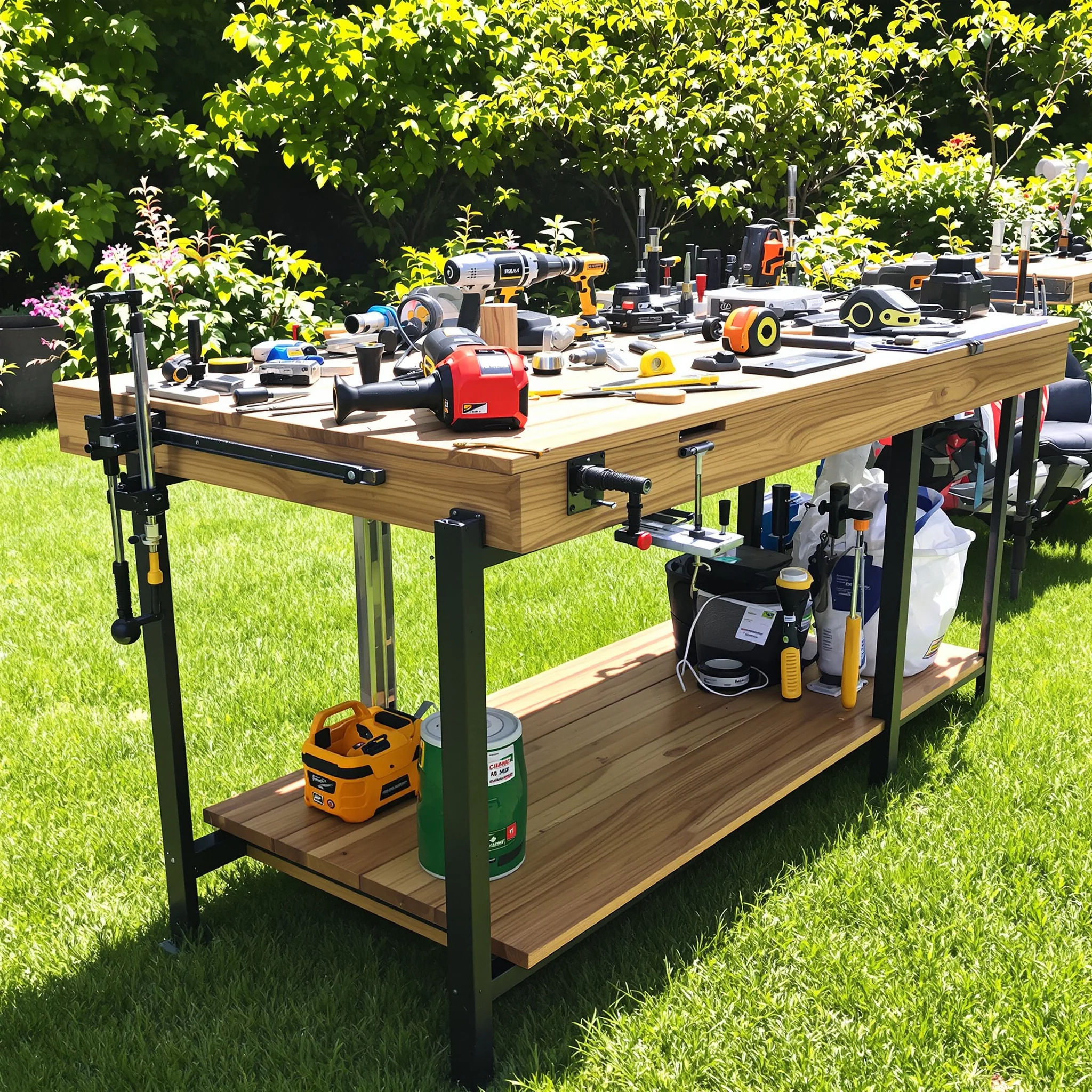 Outdoor-Workbench selber bauen: Stabil, modular und wetterfest | DAS WERKZEUG MAGAZIN