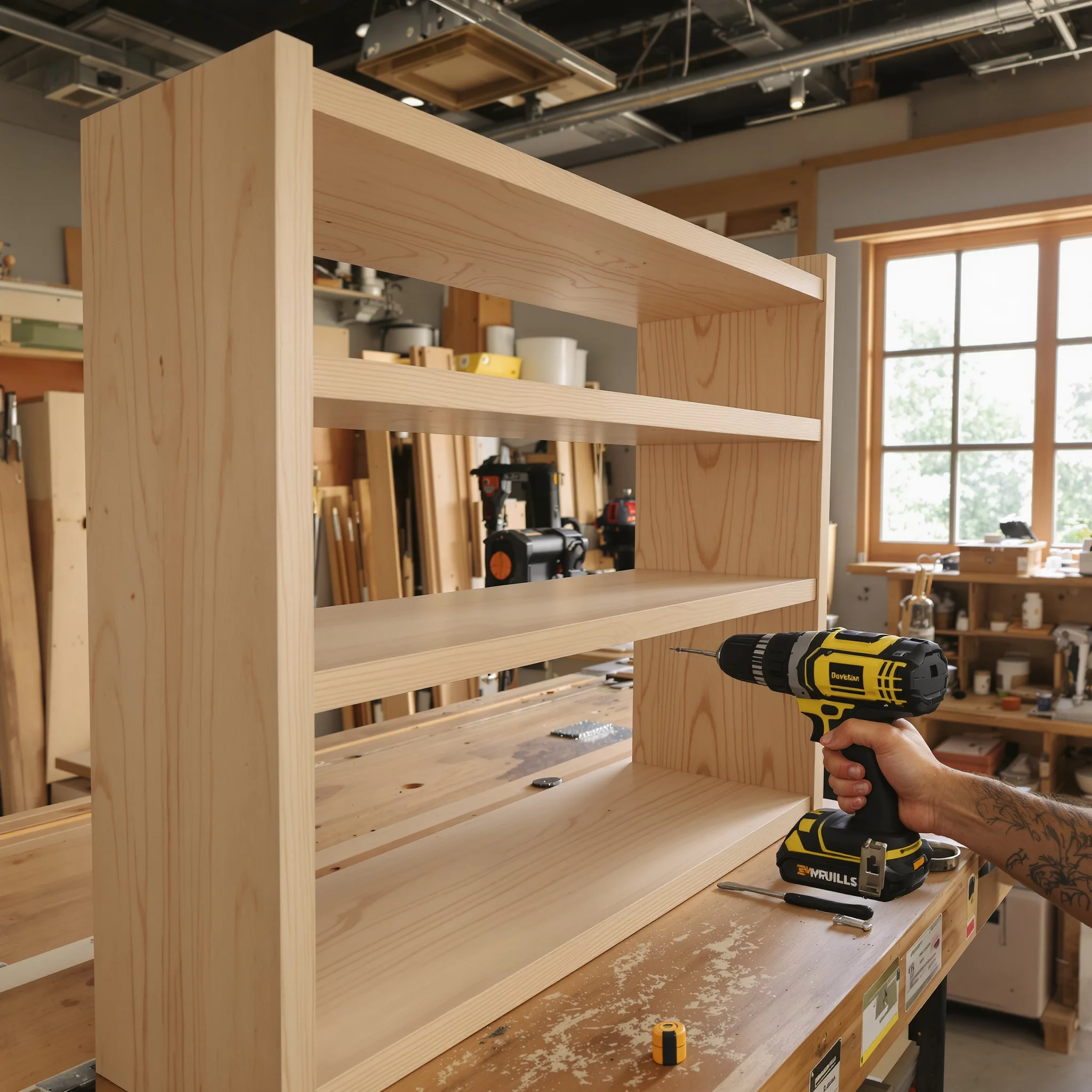 Regal aus Restholz – Nachhaltiges Upcycling für deine Werkstatt