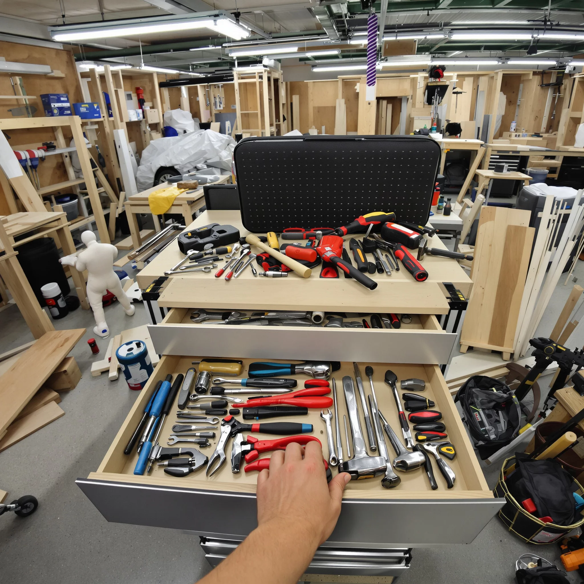 Multifunktionaler Werkzeugwagen selber bauen: Ordnung trifft Mobilität