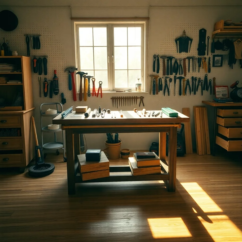 Werkzeuge und Ordnung