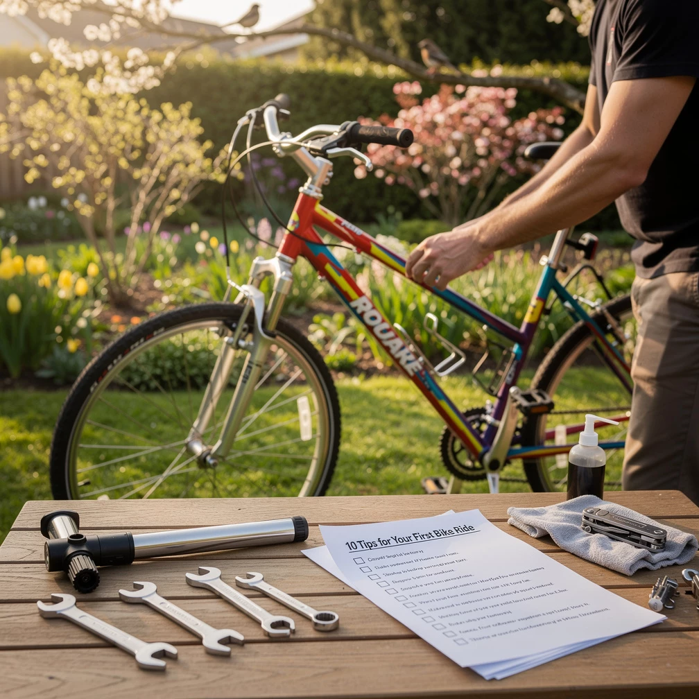 Fahrrad saisonreif machen: 10 Tipps für deine erste Fahrradtour
