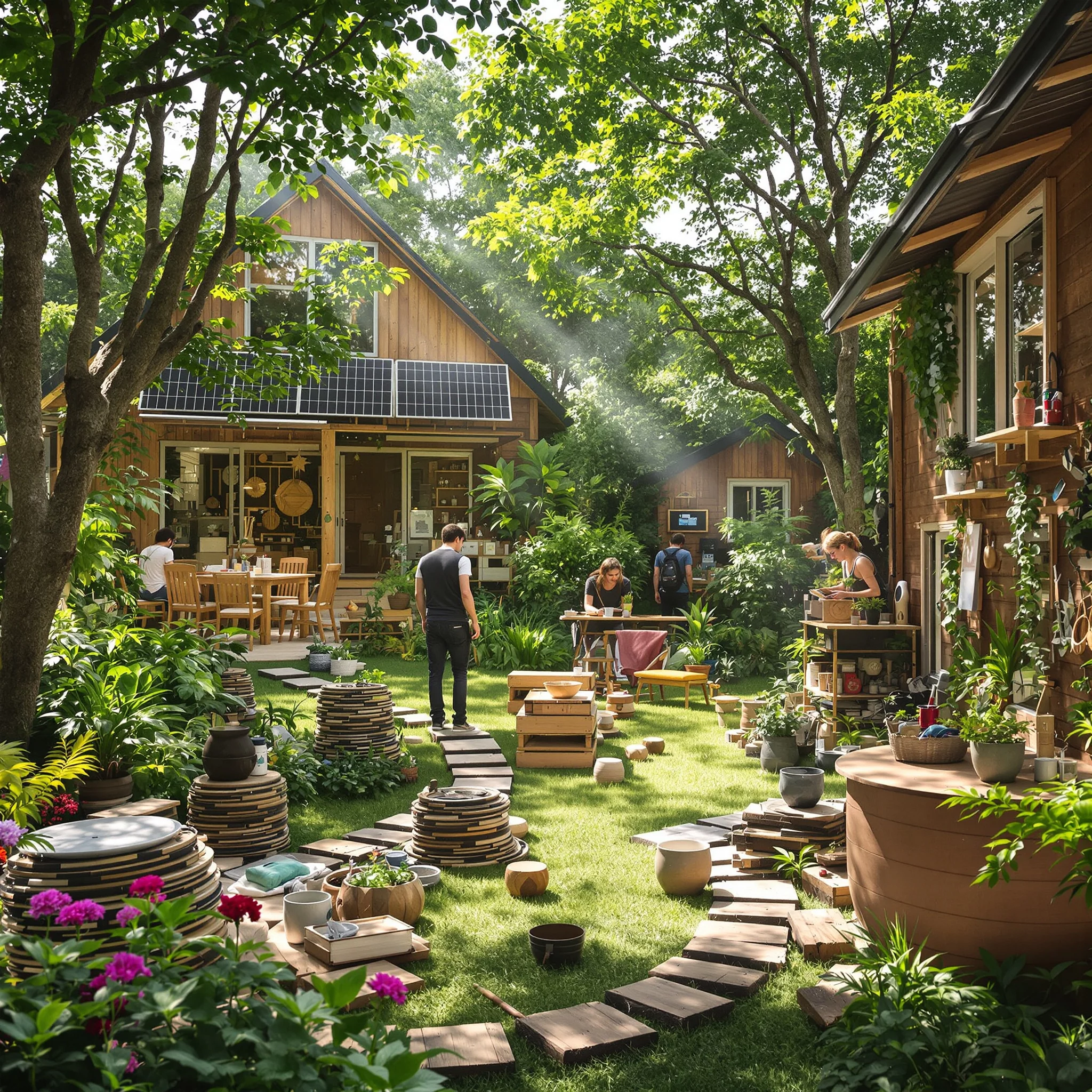 Do-it-yourself & smarte Upcycling-Ideen: Nachhaltige Selbstbauprojekte für Garten, Camping und Freizeit