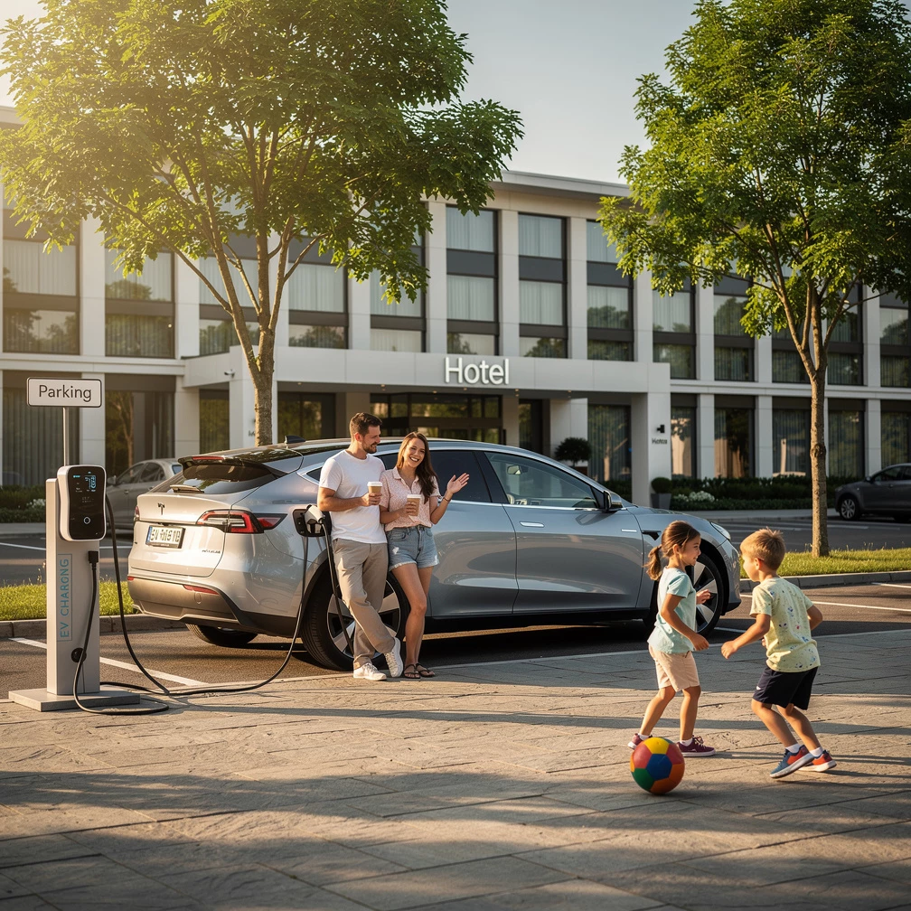 Mit dem E-Auto in den Urlaub: Hotels und Ladestationen clever planen