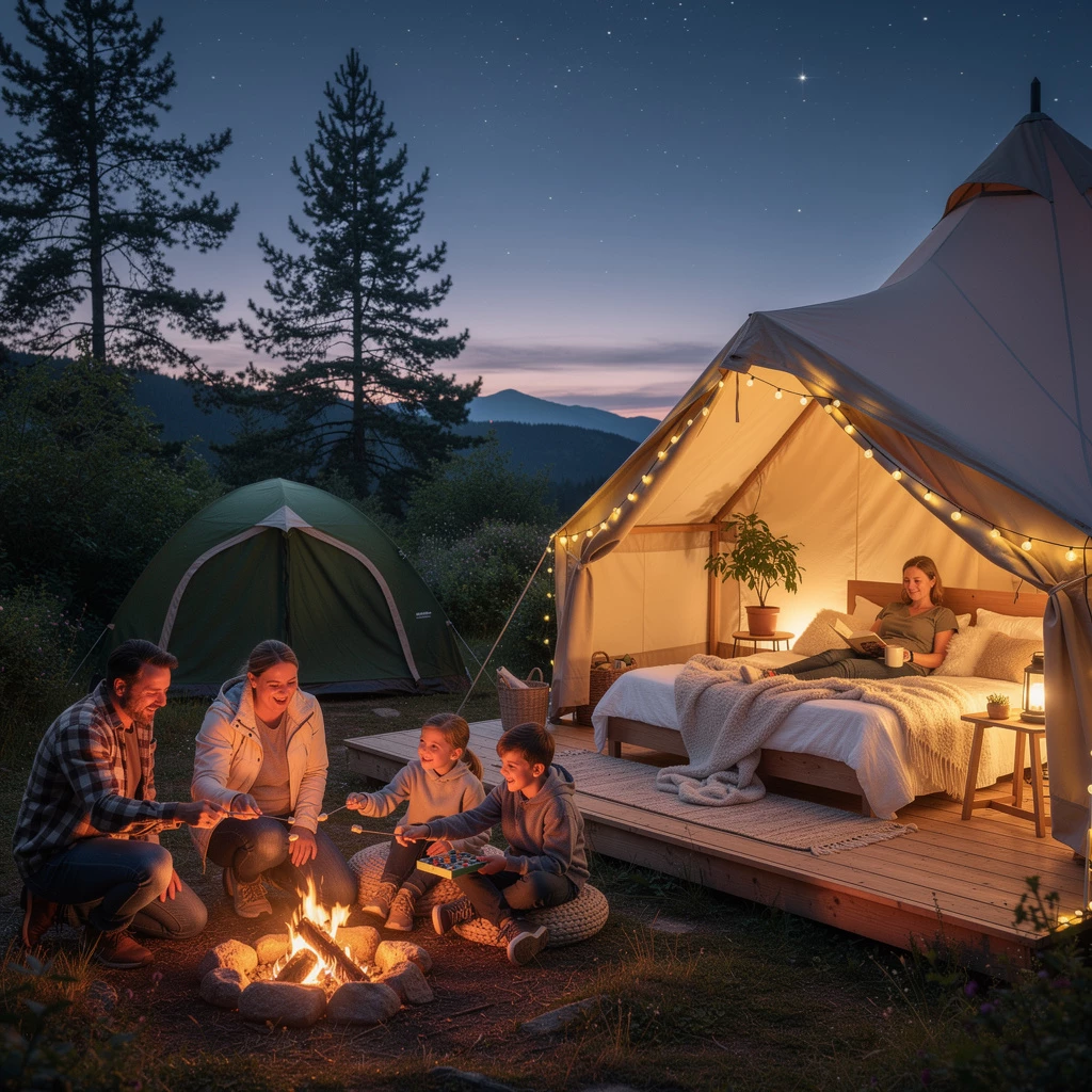 Camping oder Glamping? Was passt für meine Familie?