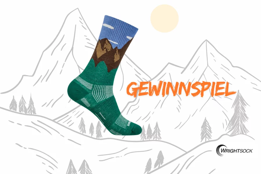 Gewinnspiel: Wrightsock STRIDE Crew – Motivsocken für Outdoor-Fans