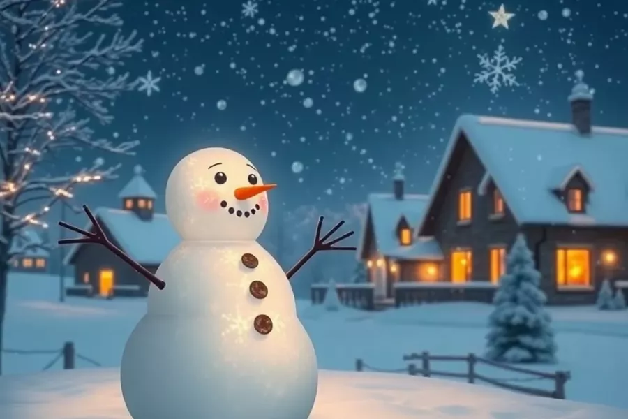 Der magische Schneemann - Eine Weihnachtsgeschichte für Weiße Weihnachten