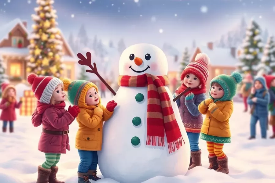 Der Welttag des Schneemanns feiert den Winterspaß