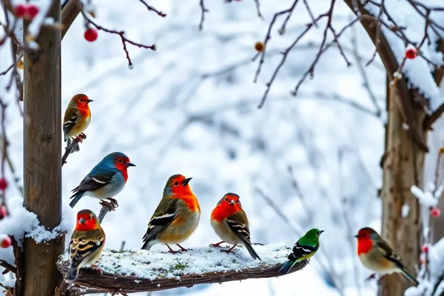 Die faszinierende Welt der Wintervögel entdecken