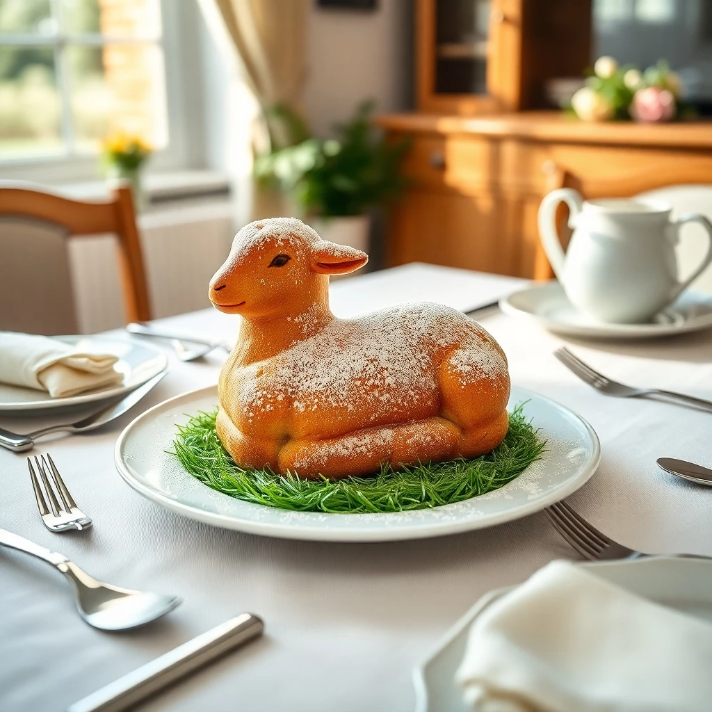 ein hübsch gedeckter frühstückstisch. in der mitte auf einem telle