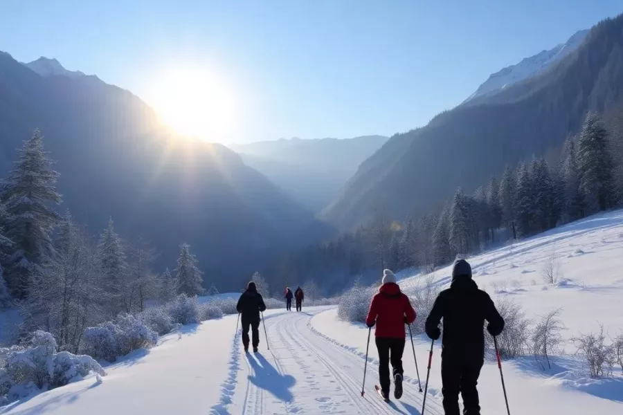 Erkunde die Langlaufloipen im Berchtesgadener Land