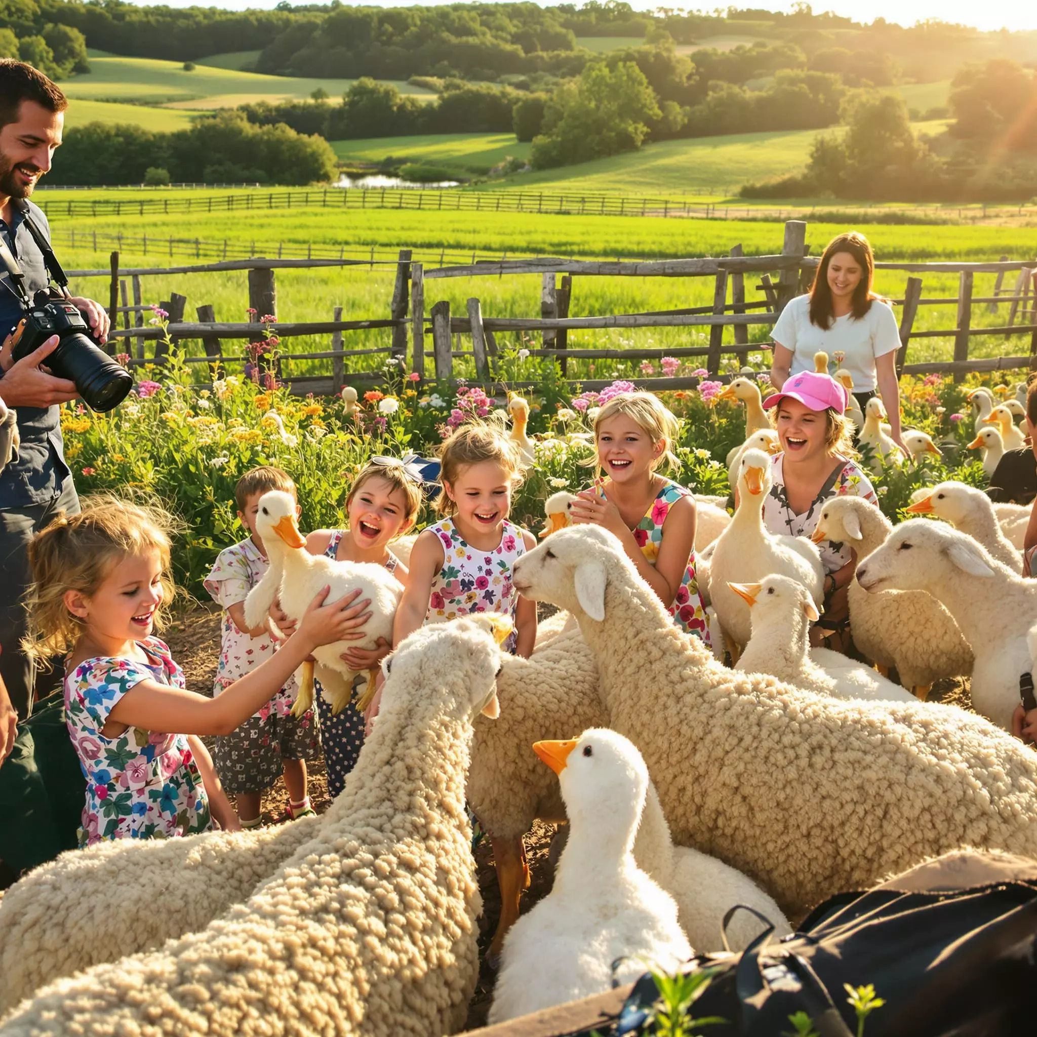 Zauberhafte Familienfotos mit tierischen Hofbewohnern – Ein unvergessliches Erlebnis auf dem Wassererlehen