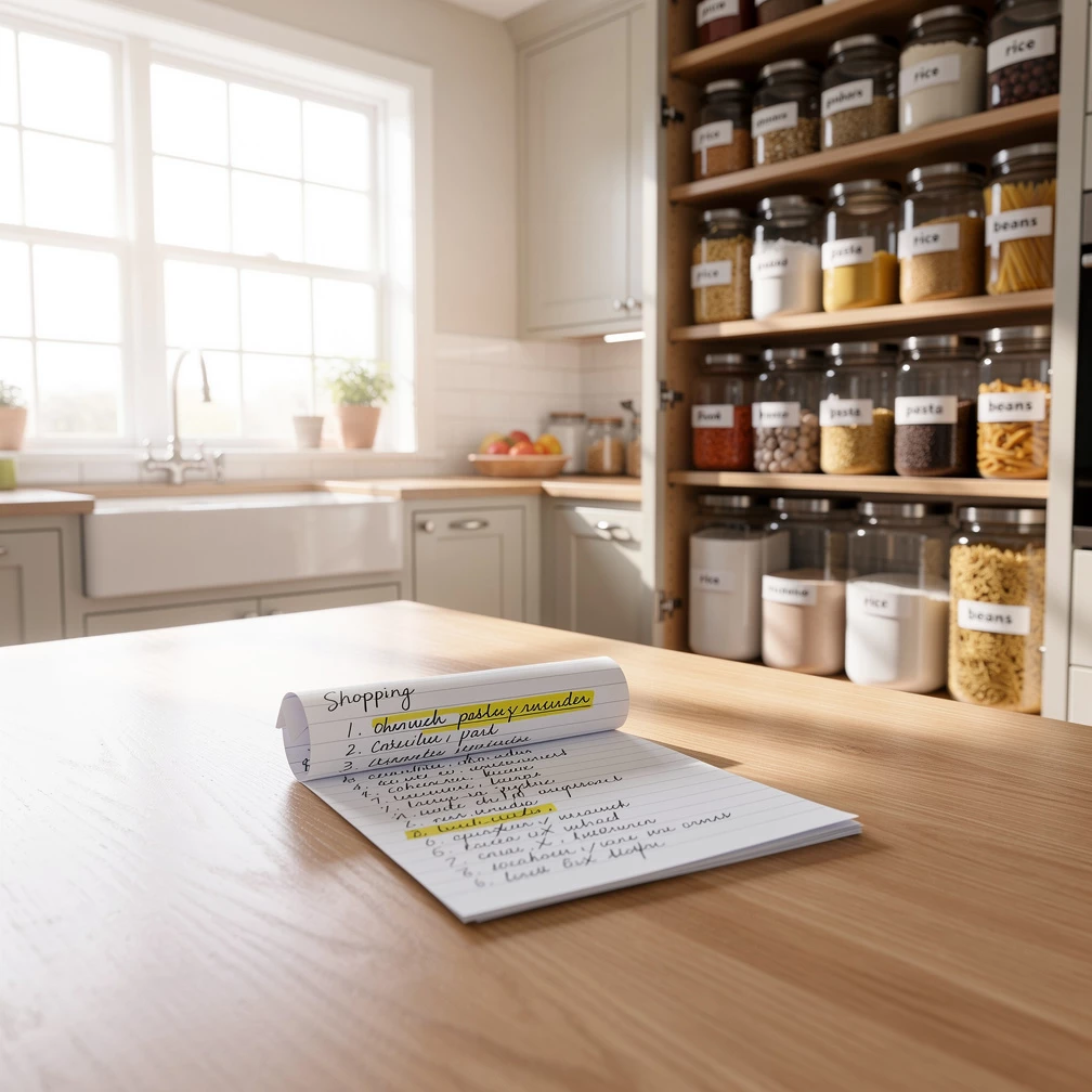 Einkaufen mit Wochenplan: So spart man wirklich