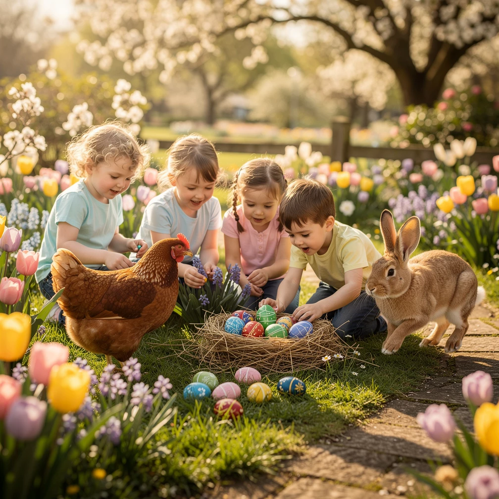 Wusstet ihr das Huhn Eier Hase? Tierische Geschichten und Symbolik zu Ostern