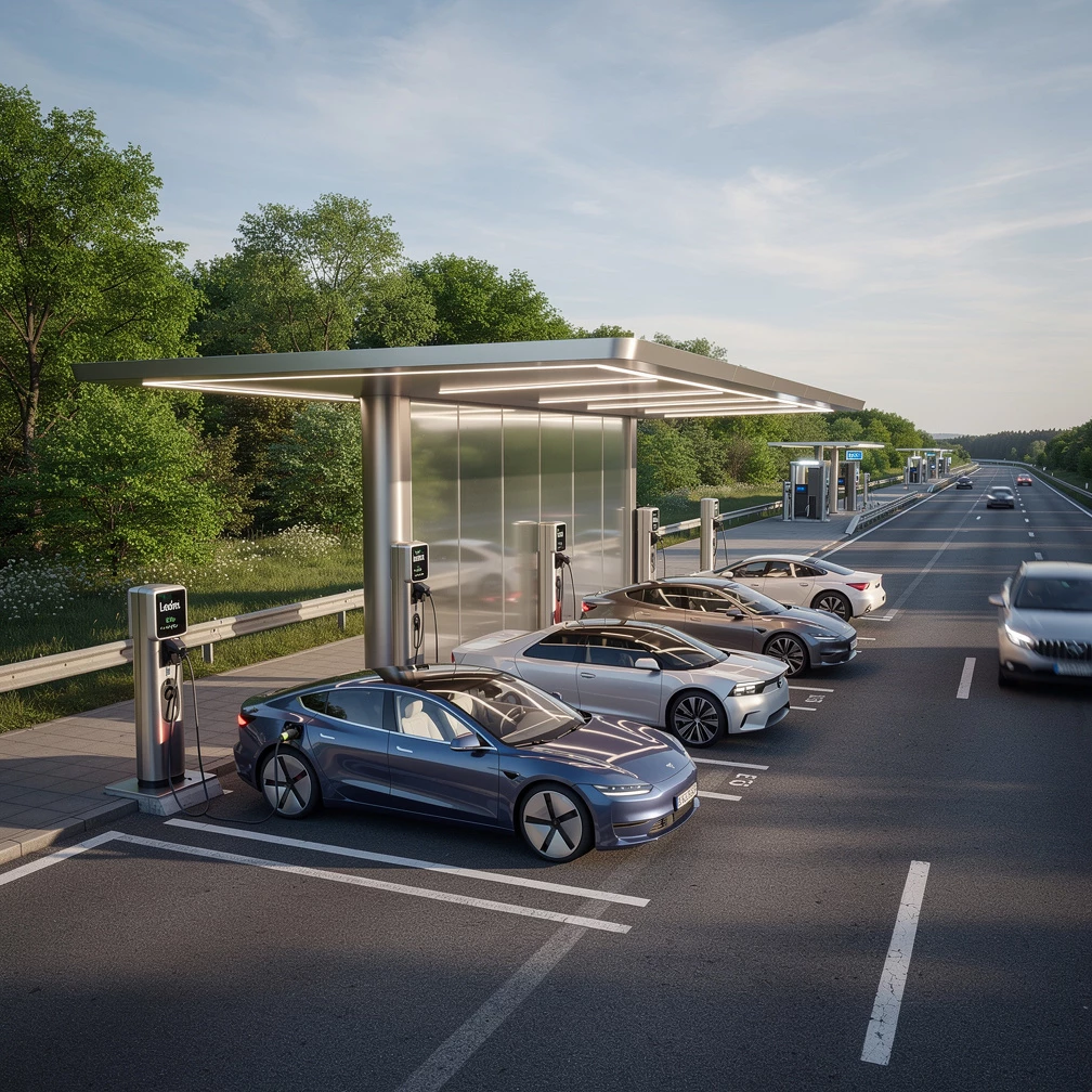 Von Düsseldorf nach München – E-Ladesäulen an der Autobahn: Entspannt laden auf der A3/A9!