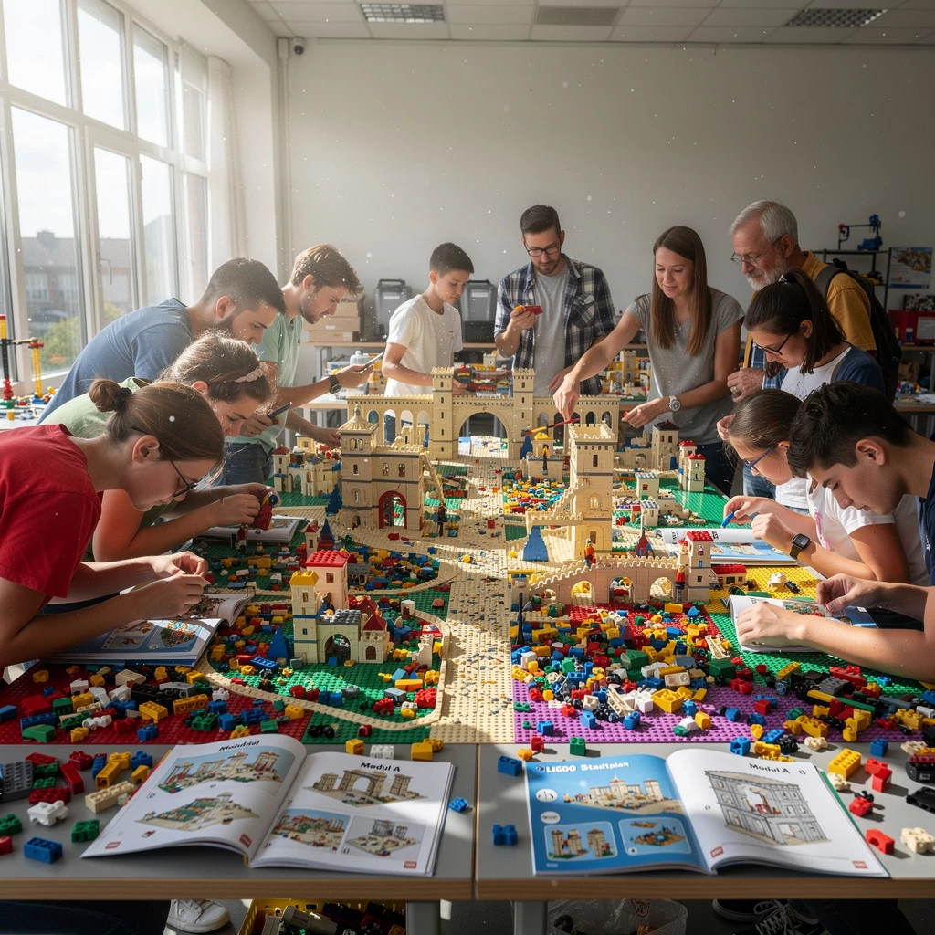 Kreatives Bauen: Die Römerstadt LOCDVNVM aus LEGO im Lokschuppen Rosenheim