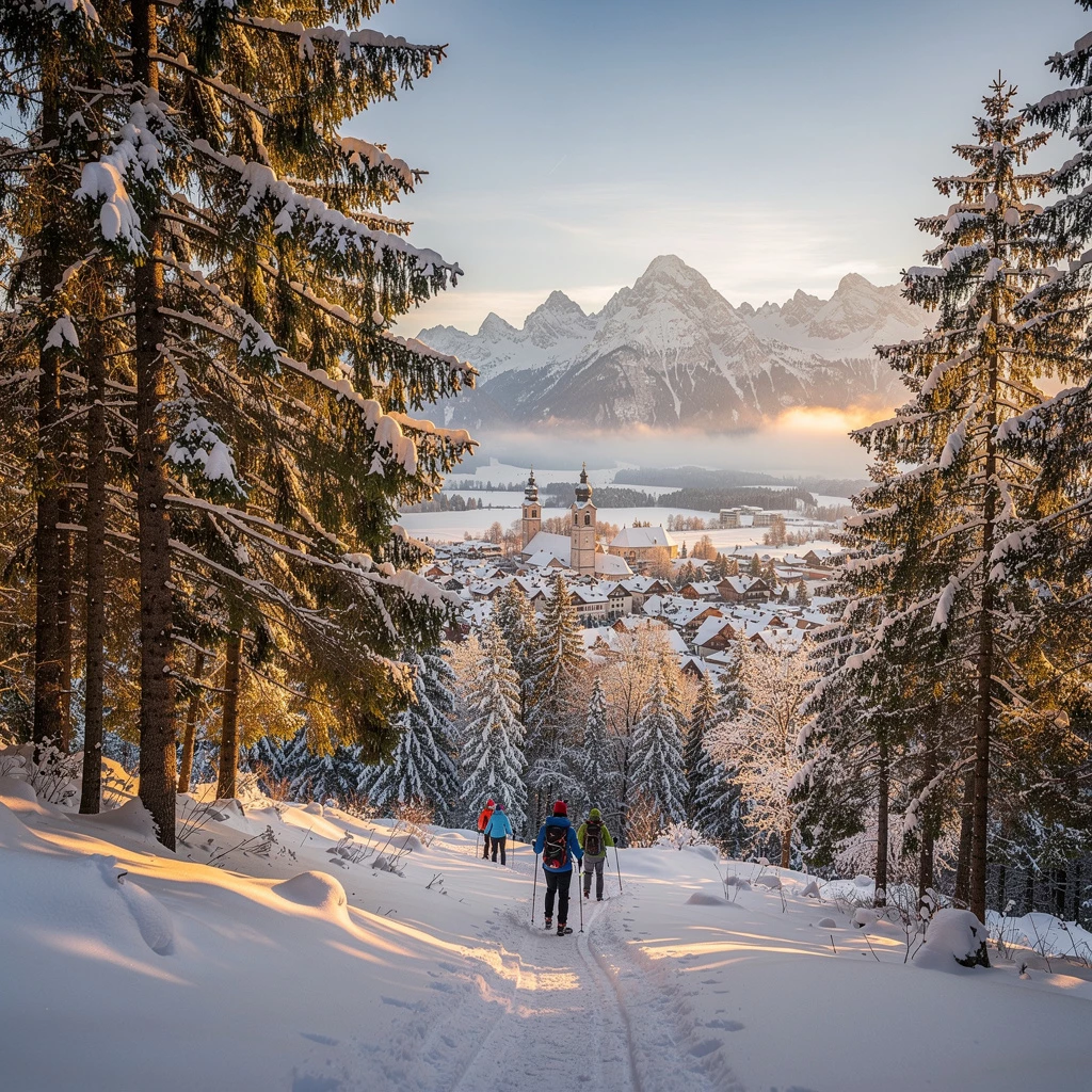 Alles rund um Berchtesgaden: Winterwandern zur Kälbersteinschanze