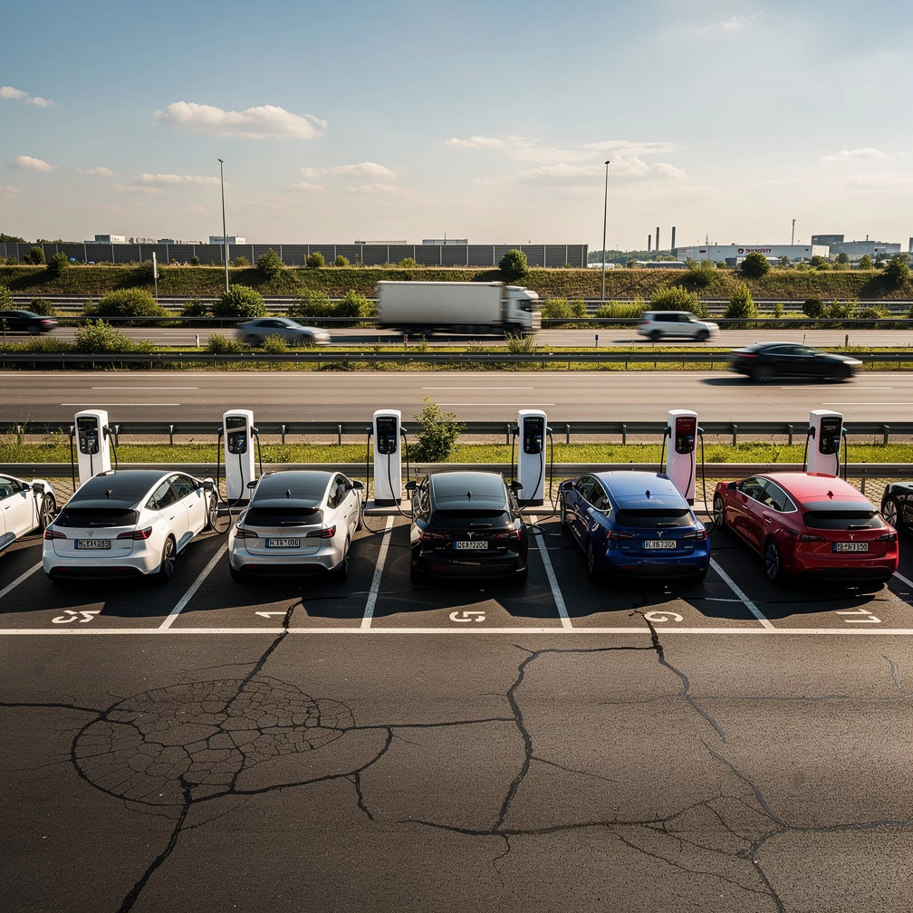 Von Düsseldorf nach München – E-Ladesäulen an der Autobahn: Entspannt laden auf der A3/A9!