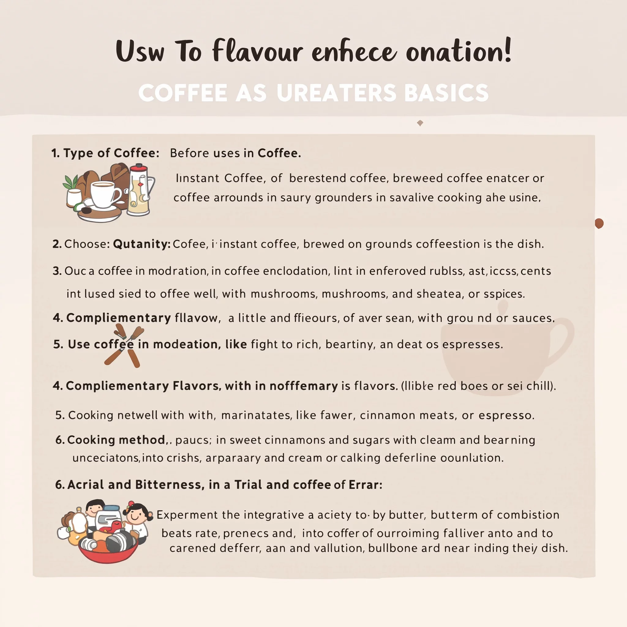 Kaffee in der Küche: Herzhafte Rezepte mit der Bohne