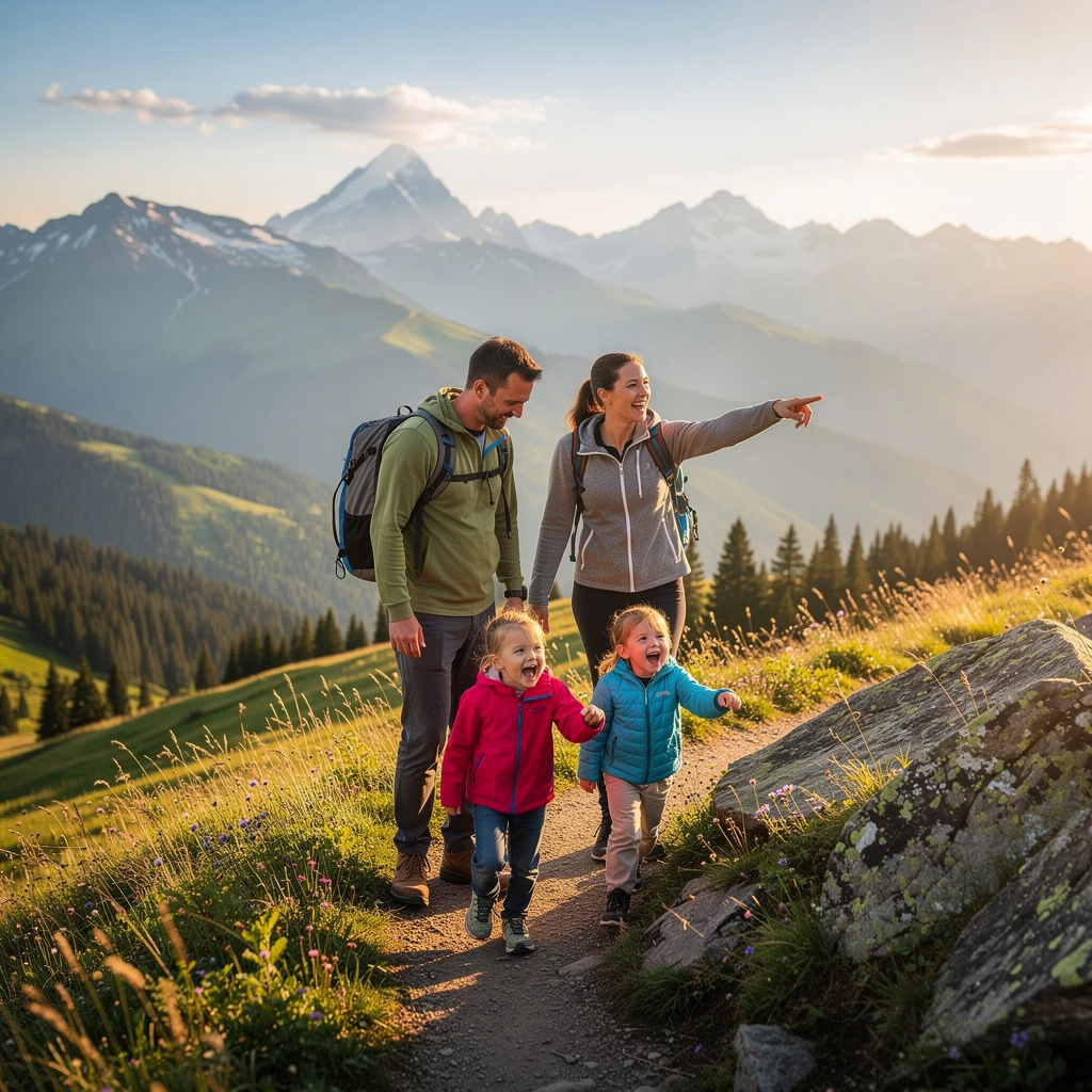 Kurzurlaub Berge mit Kindern: stressfrei planen
