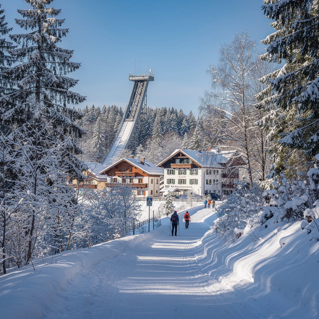Alles rund um Berchtesgaden: Winterwandern zur Kälbersteinschanze