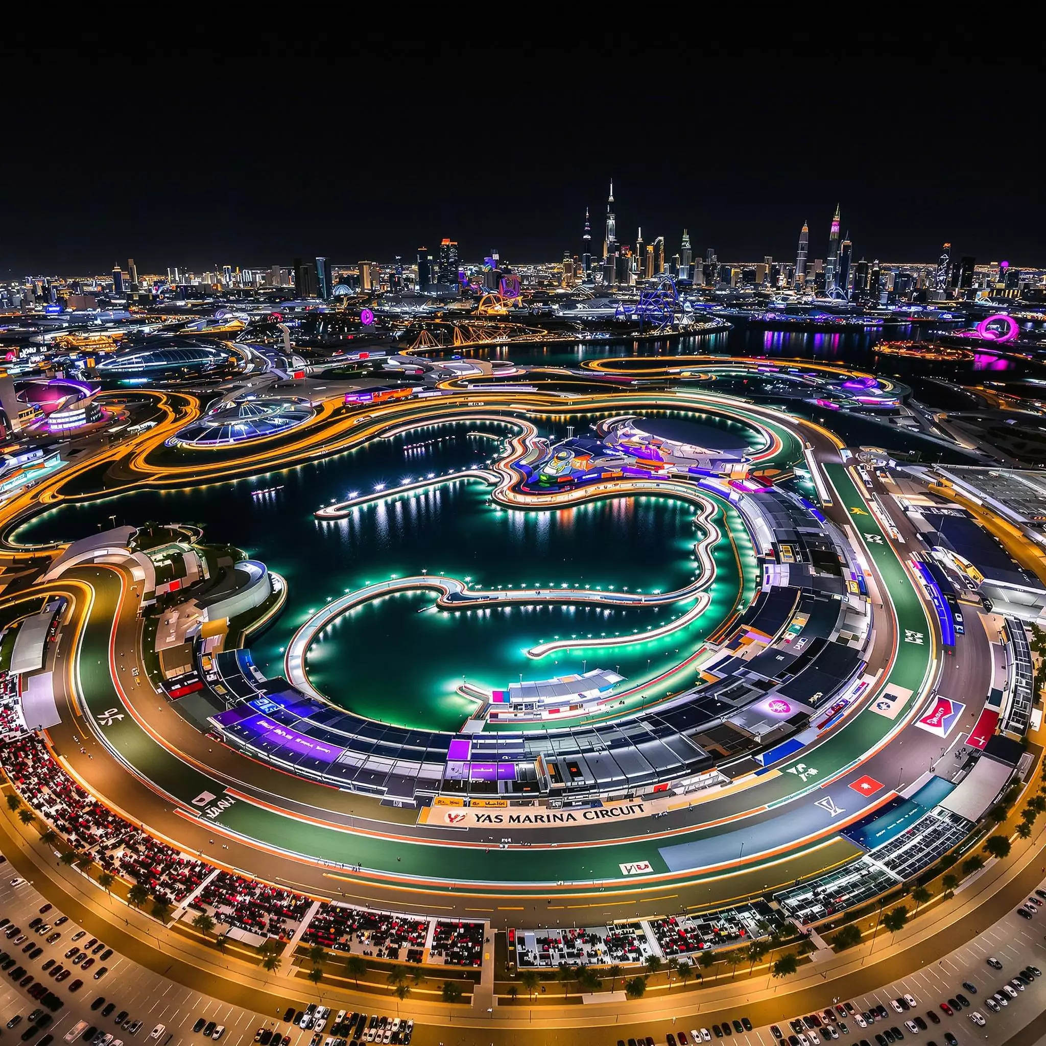 Yas Marina Circuit - Unter den Lichtern von Abu Dhabi
