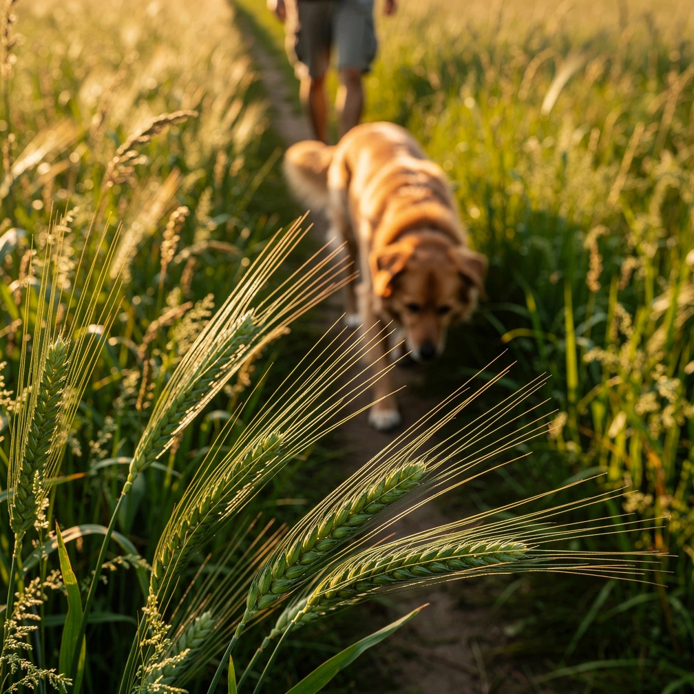 Vorsicht Grannen – Risiken beim Sommerspaziergang mit Hund