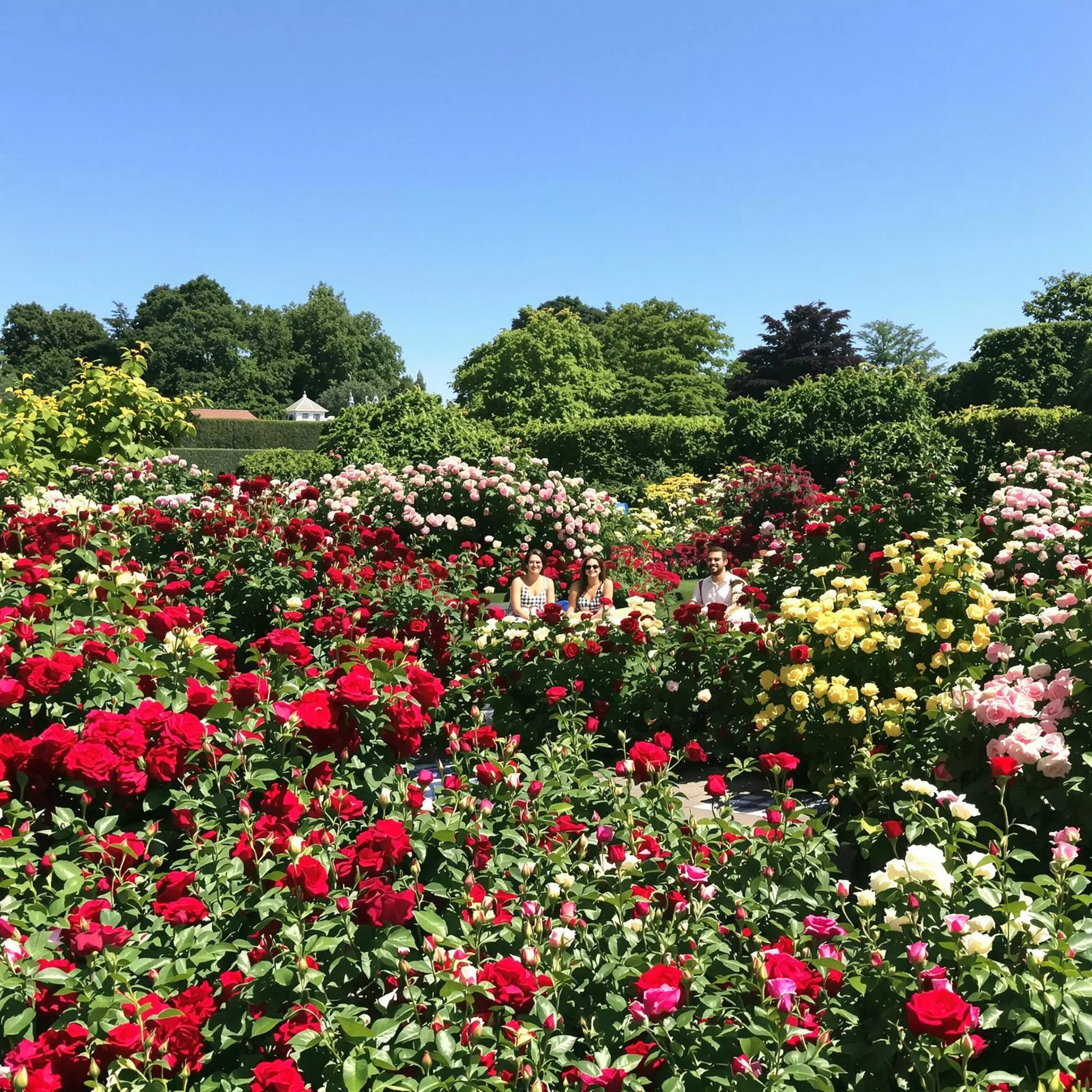Besuch des Rosariums in Bad Zwischenahn