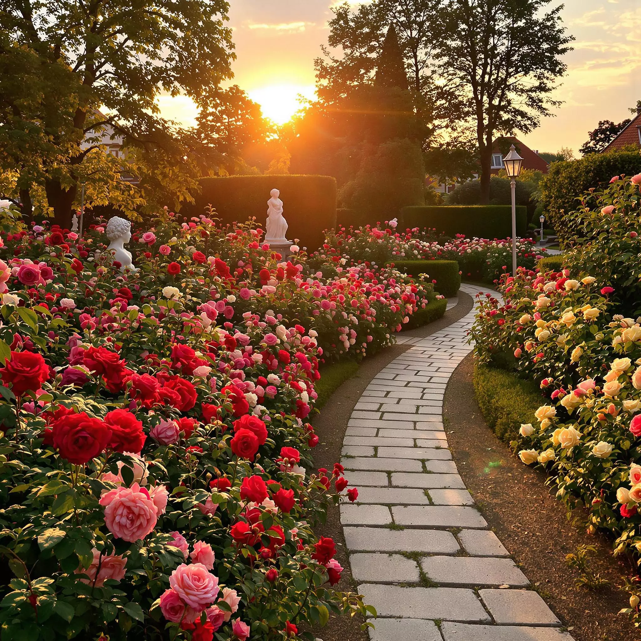 Besuch des Rosariums in Bad Zwischenahn