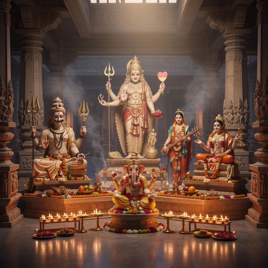 Die wichtigsten Götter und Göttinnen im Hinduismus