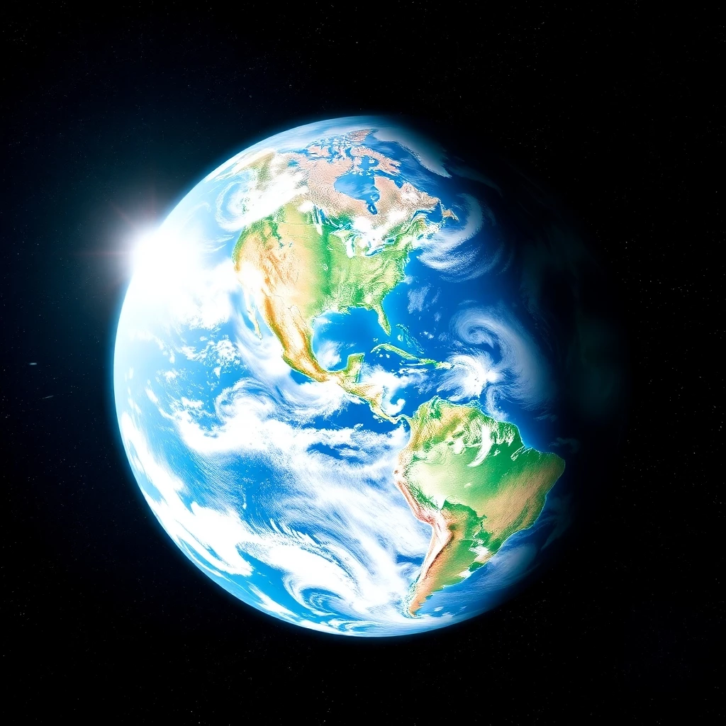 Globales Weltklima Erde