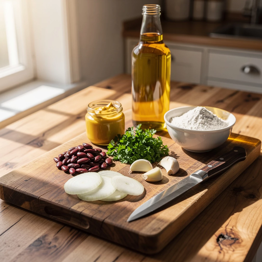 Vegane Burger-Patties aus Bohnen: Saftige Bratlinge Rezept