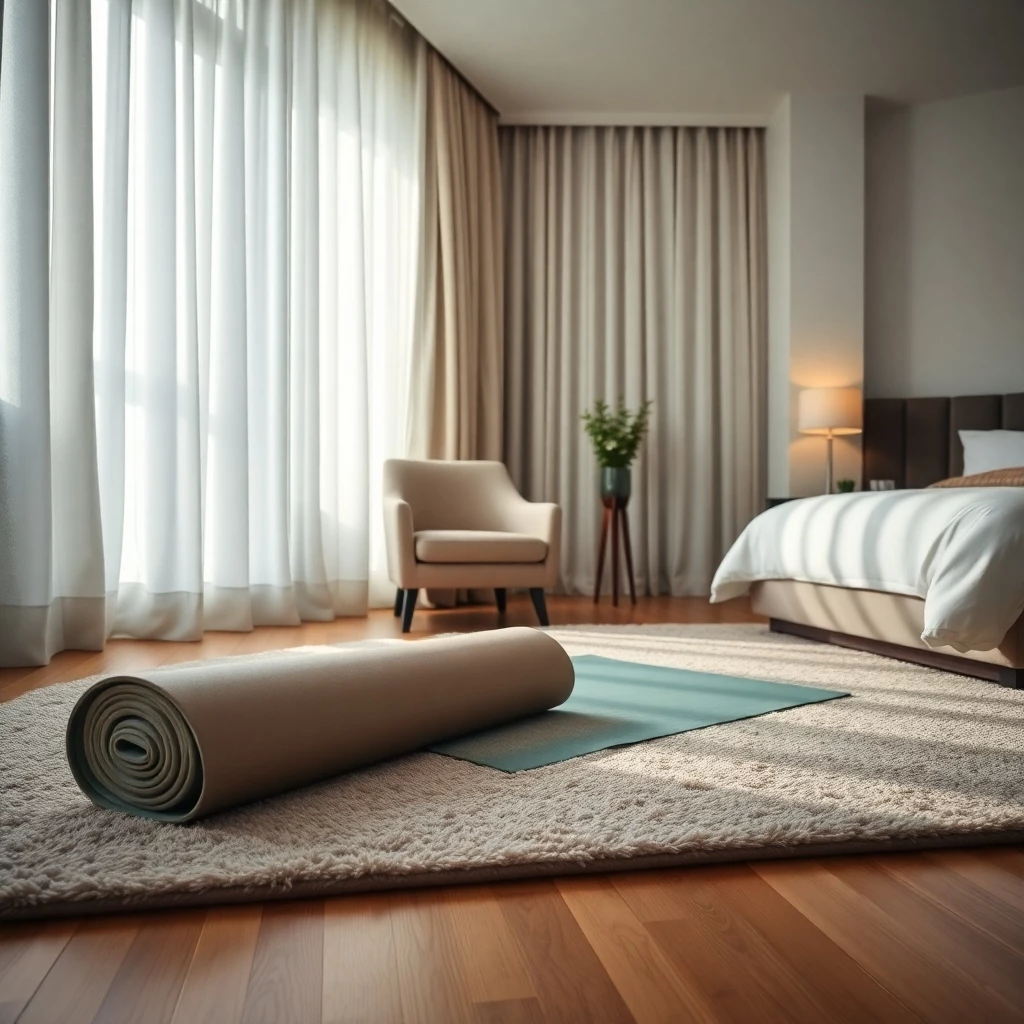 Yoga auf Reisen: Entspannende 12-Minuten-Hotelzimmer-Übungen