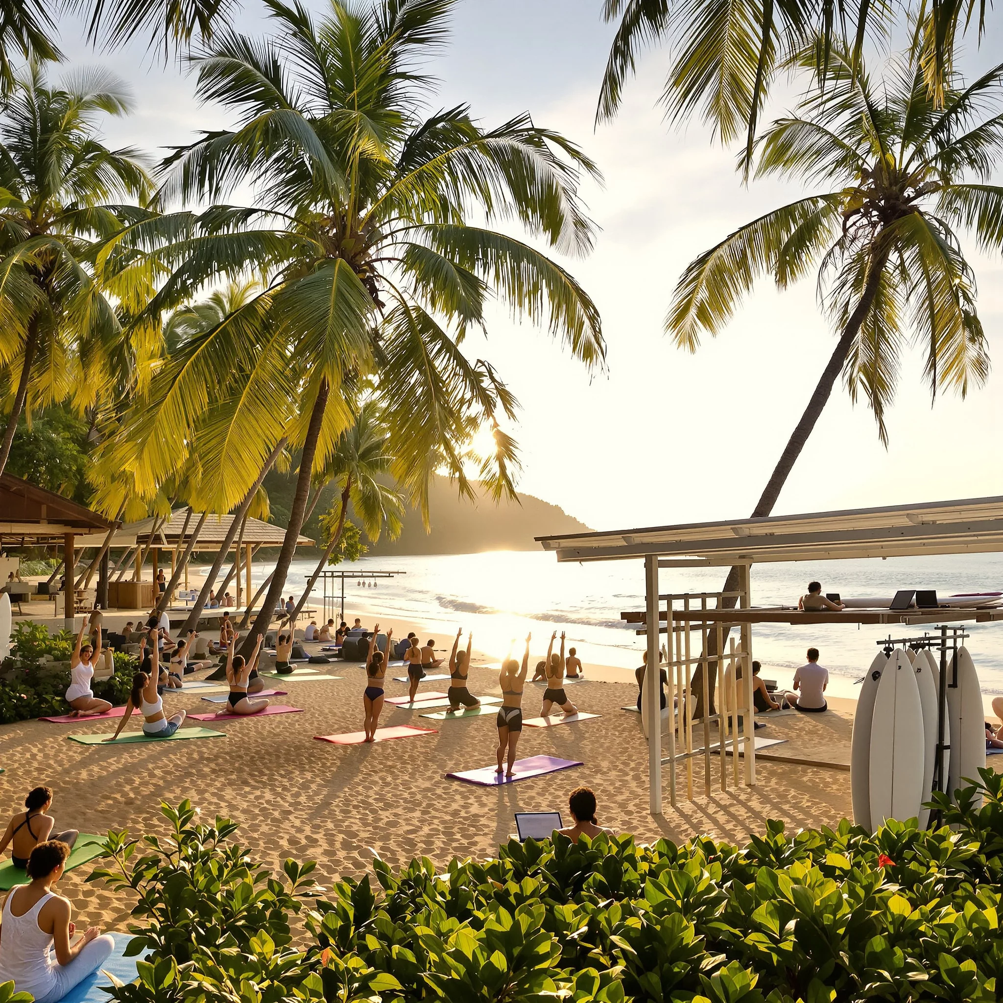 Surfen und Yoga am Strand: Dein Beachfront Surfcamp in Sri Lanka