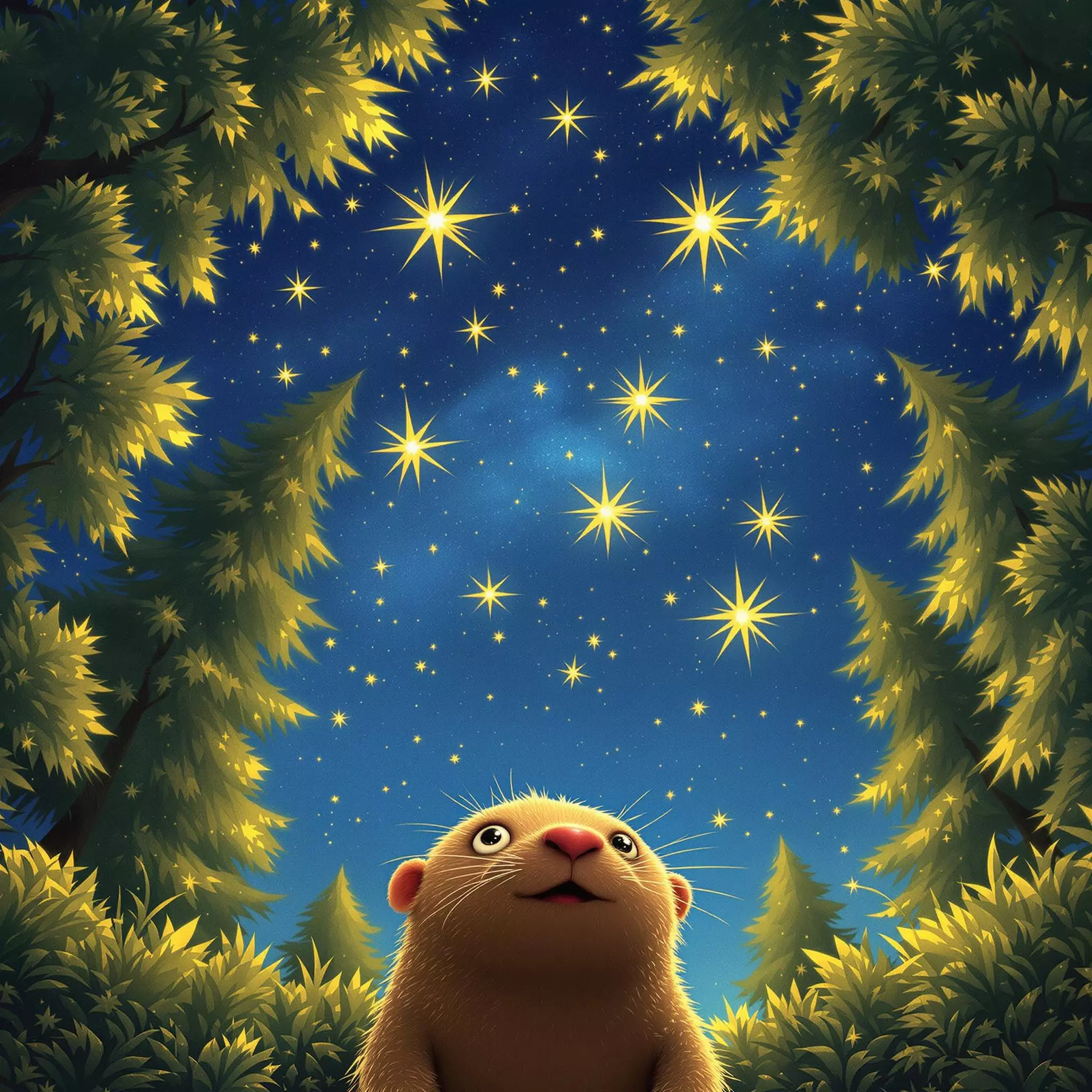 Der kleine Maulwurf Kurt und der nächtliche Sternenhimmel