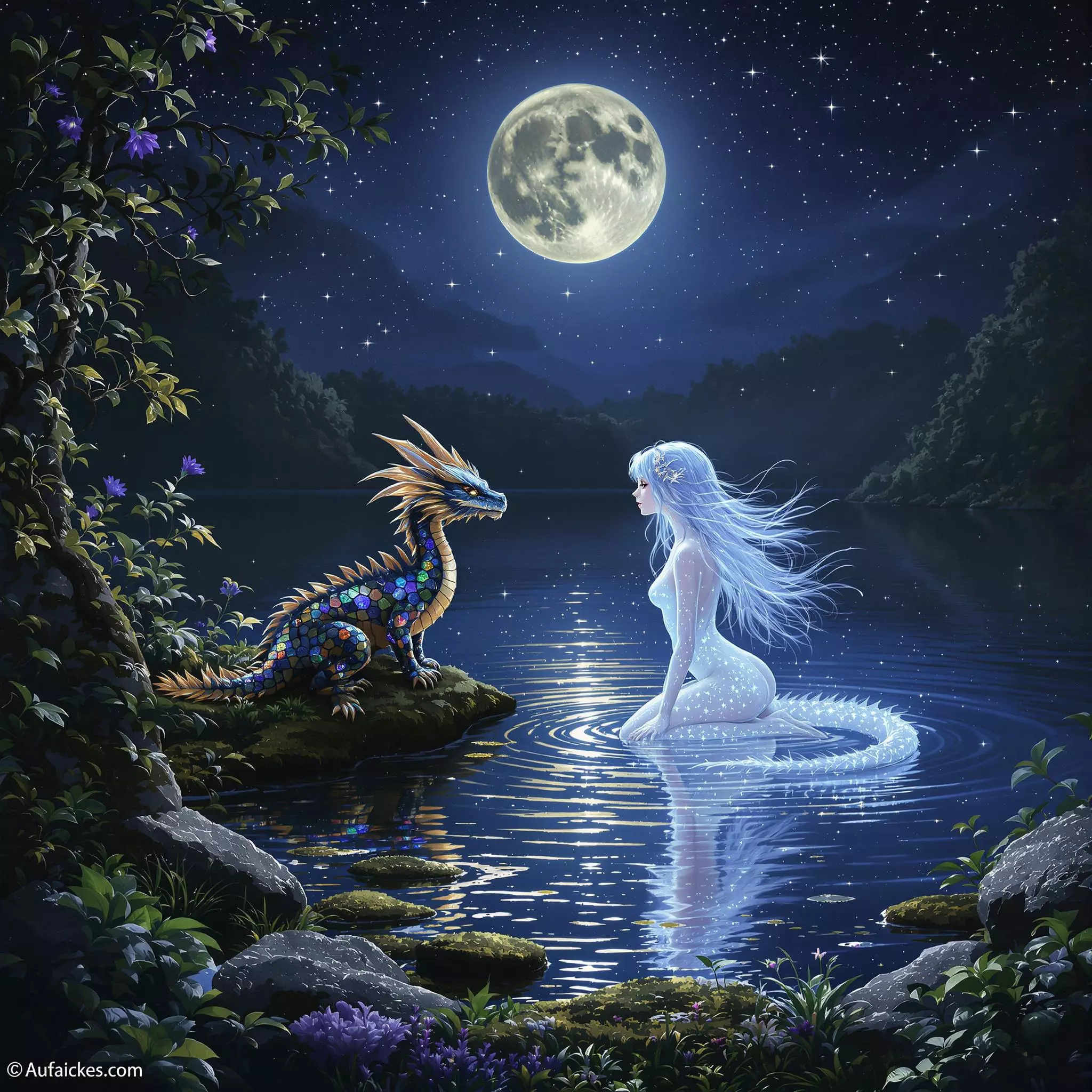 Der Drache Zack Zack und der leuchtende Sterne-See