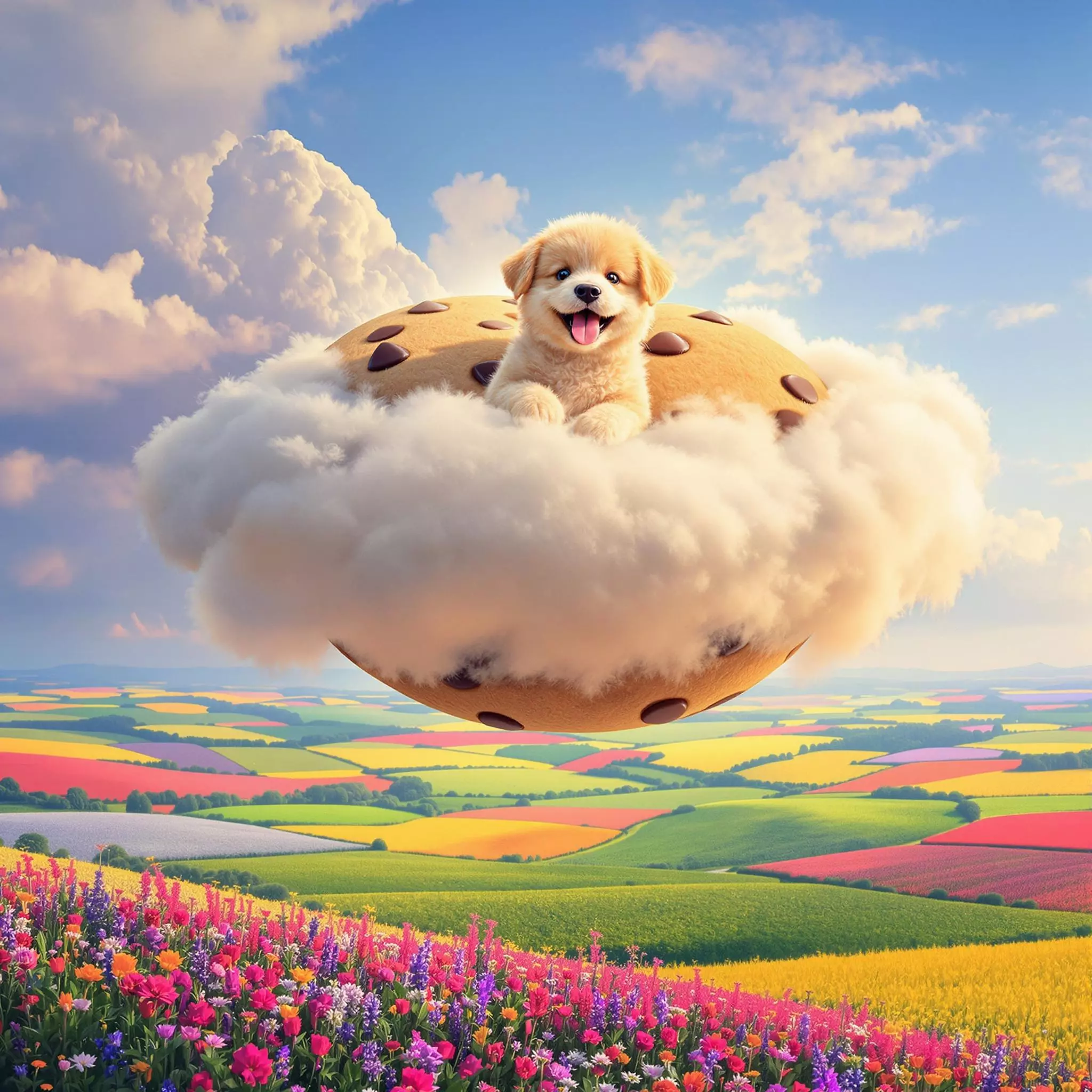 Paul der Hund und die süßen Kekswolken