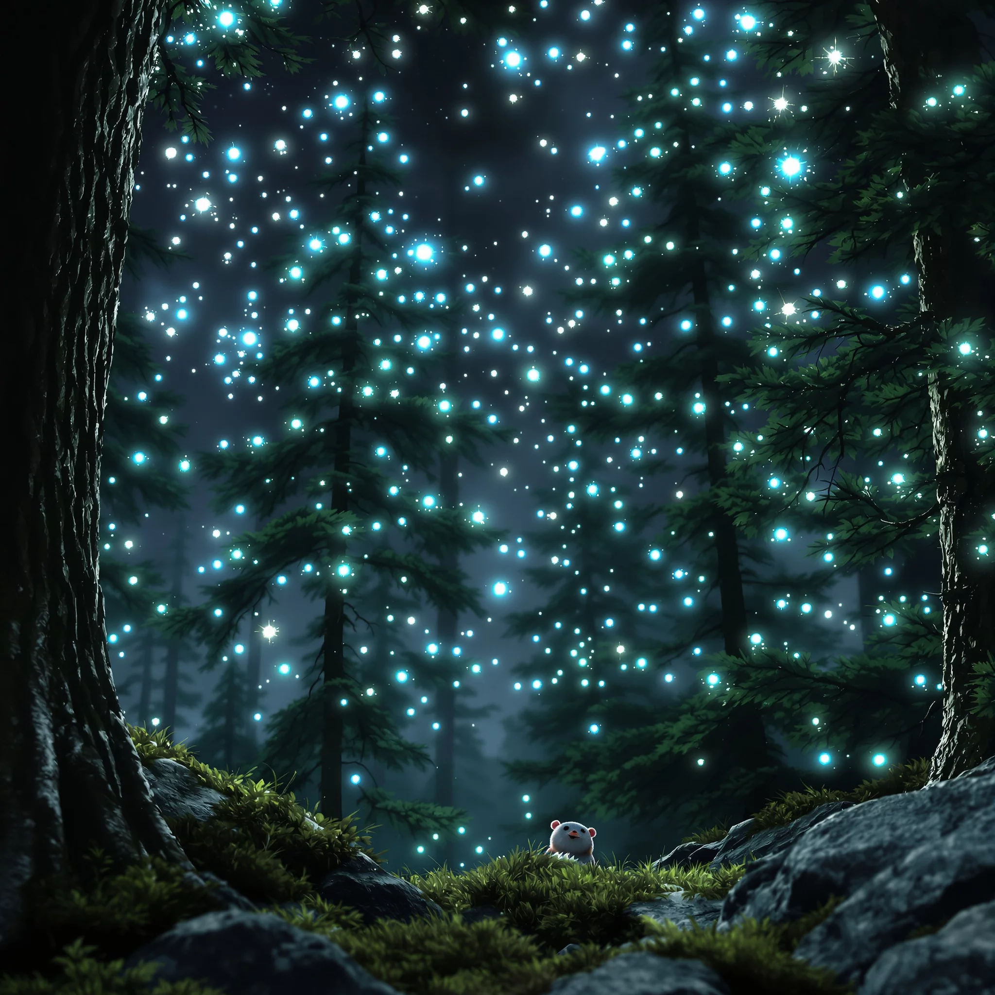 Der kleine Maulwurf Kurt und die fliegenden Lichter im Tannenwald