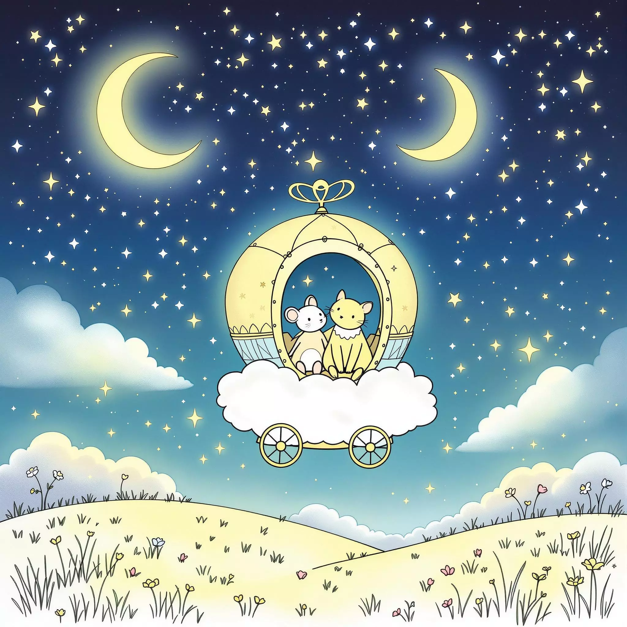 Pits nächtliches Abenteuer auf der Wolkenkutsche