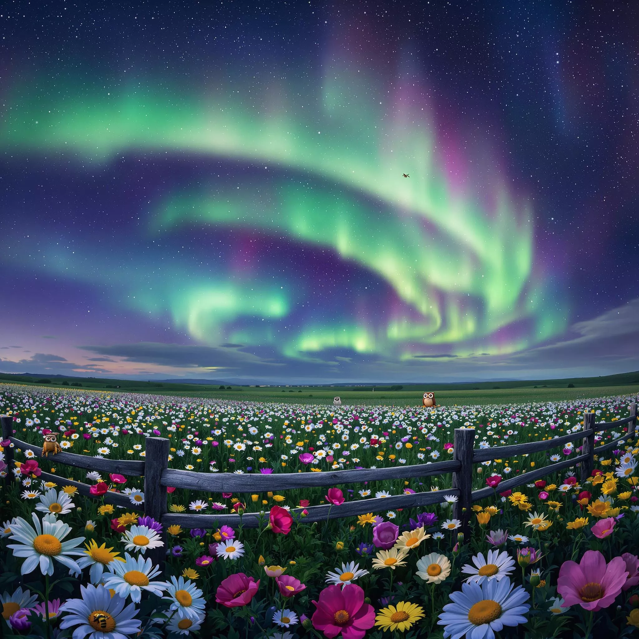 Die Biene Brumm Brumm und die magische Reise zum Nordlicht