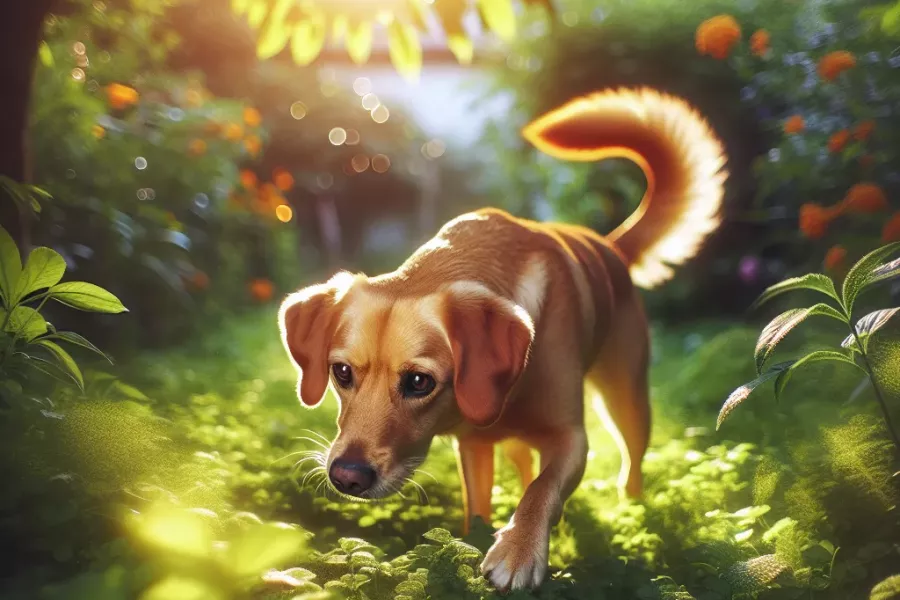 Paul der Hund und die leckere Torte
