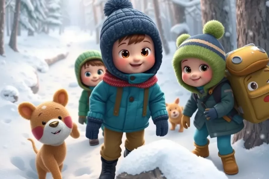 Timmys Abenteuer im Winter Wunderland