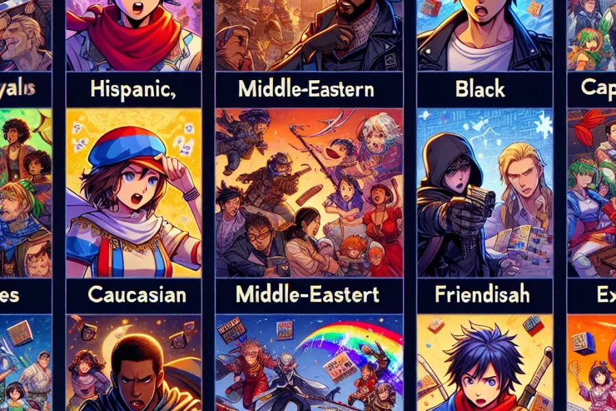 Charakterentwicklung in Anime und Manga Spielen