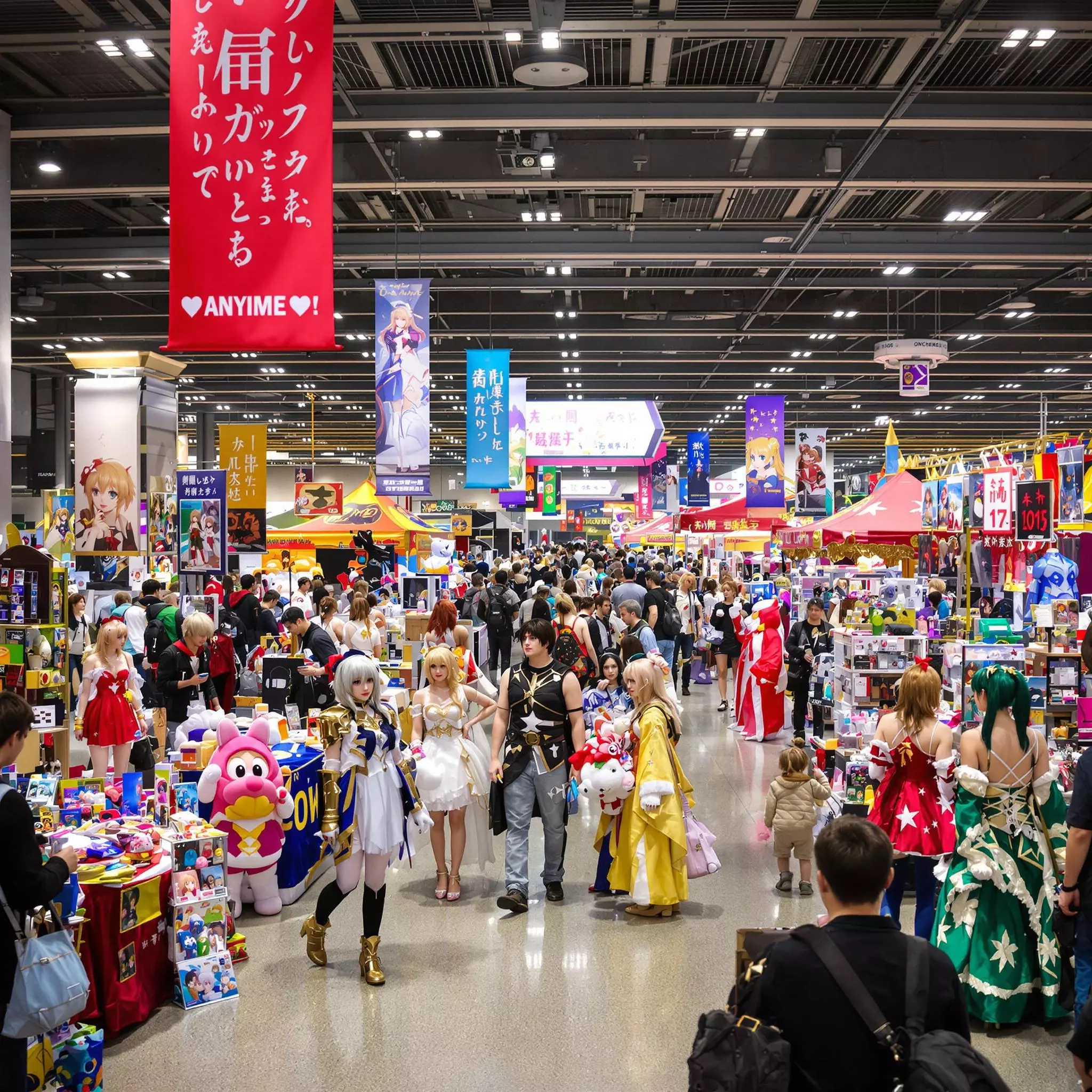 Merchandise und Sammelobjekte auf Anime und Manga Messen