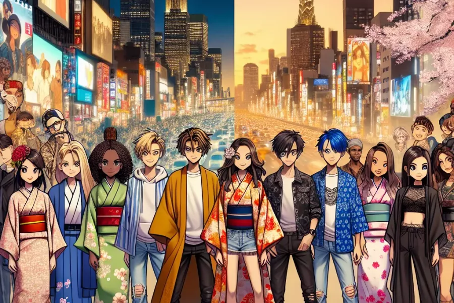 Einflüsse westlicher Kultur auf japanische Anime und Manga