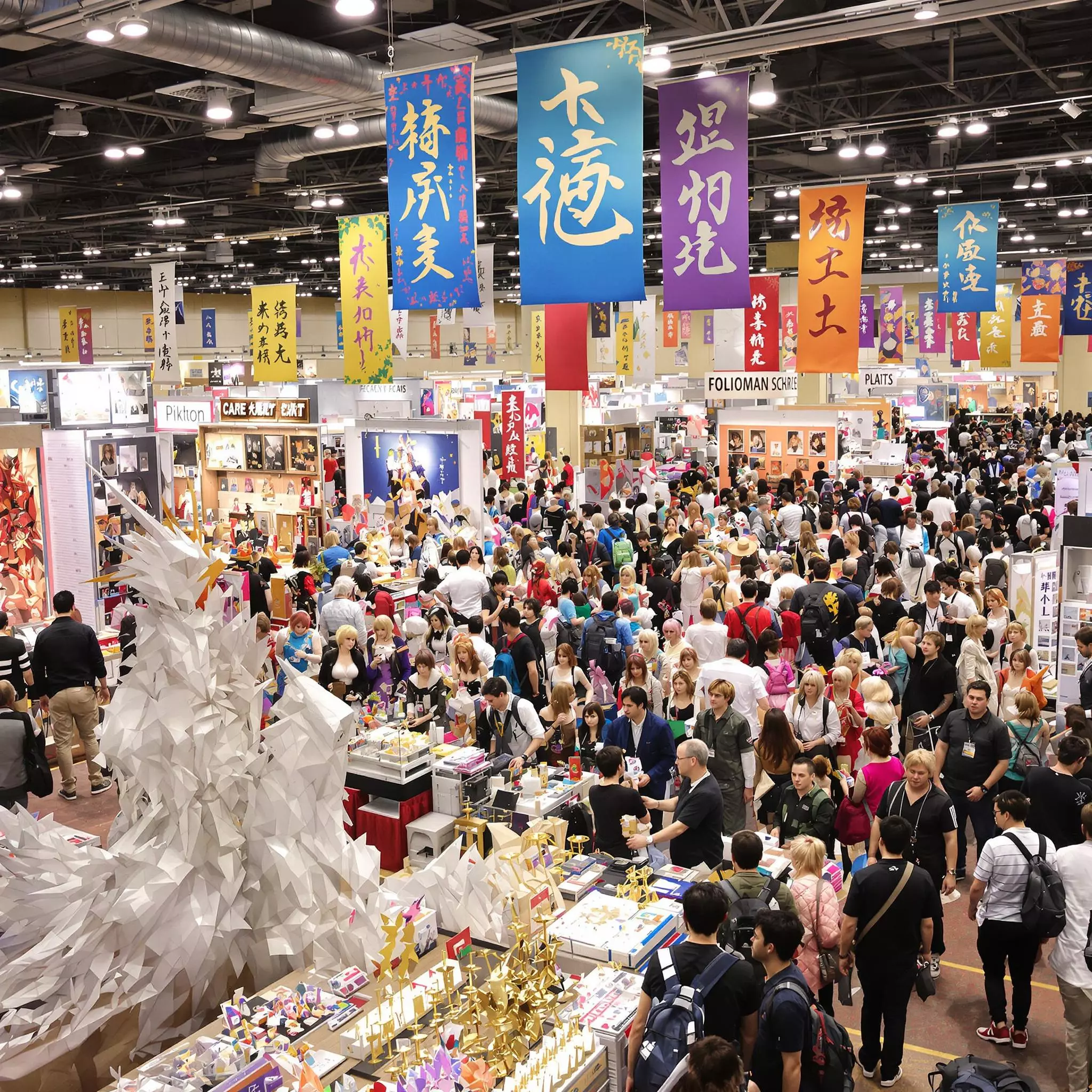 Kulturelle Vorführungen und traditionelle japanische Kunst