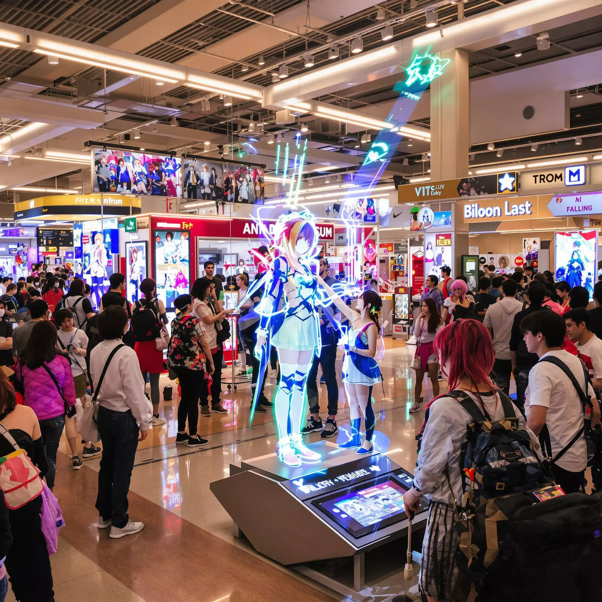 Merchandise und Sammelobjekte auf Anime und Manga Messen