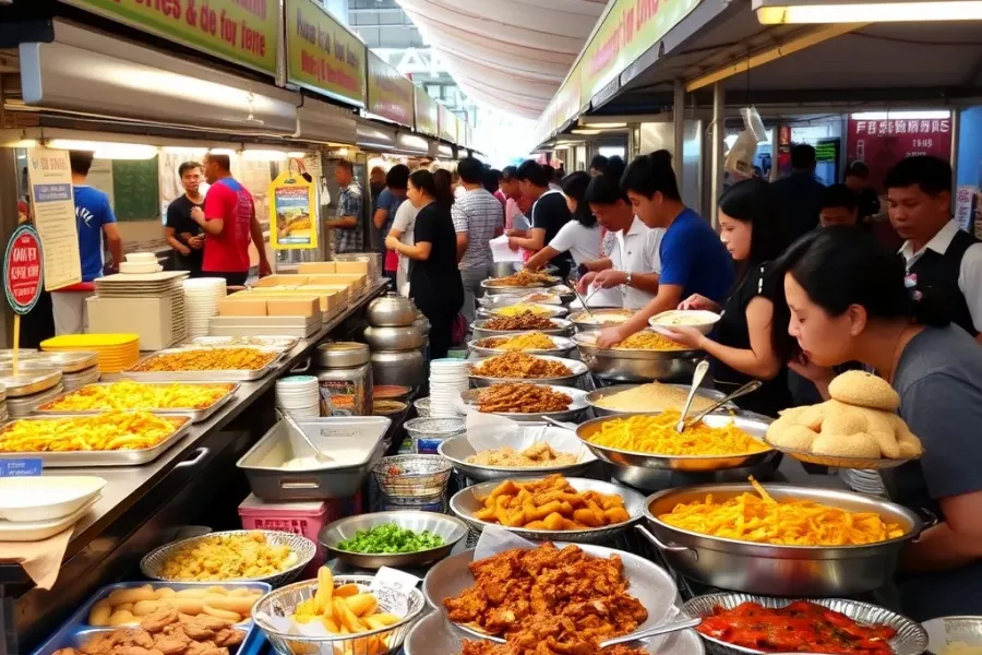 新加坡美食和餐饮：名厨餐馆；小贩中心