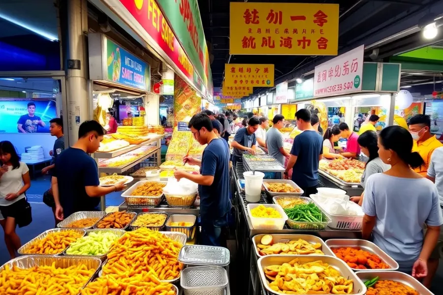 新加坡美食和餐饮：名厨餐馆；小贩中心
