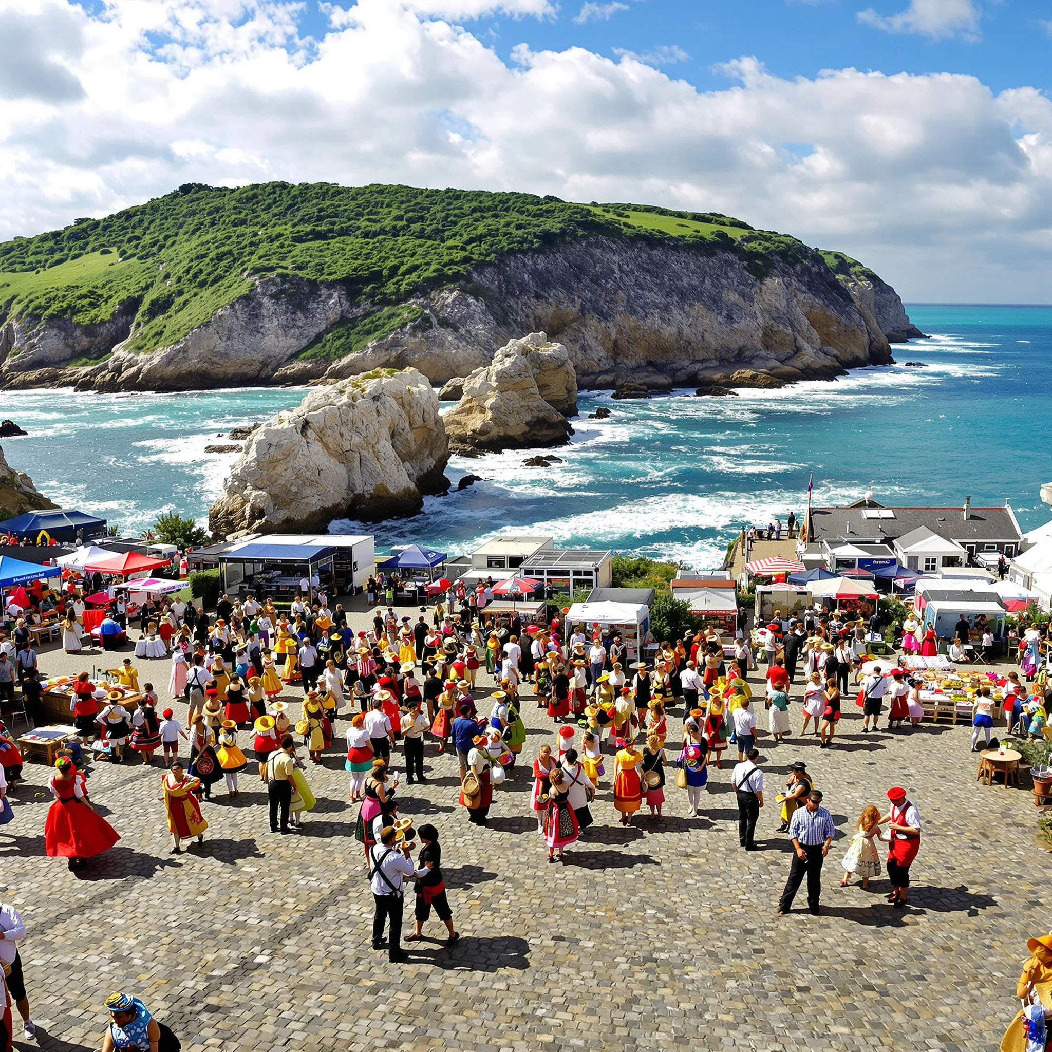 Abenteuerliche Landschaften und traditionelle Feste in der Bretagne erforschen