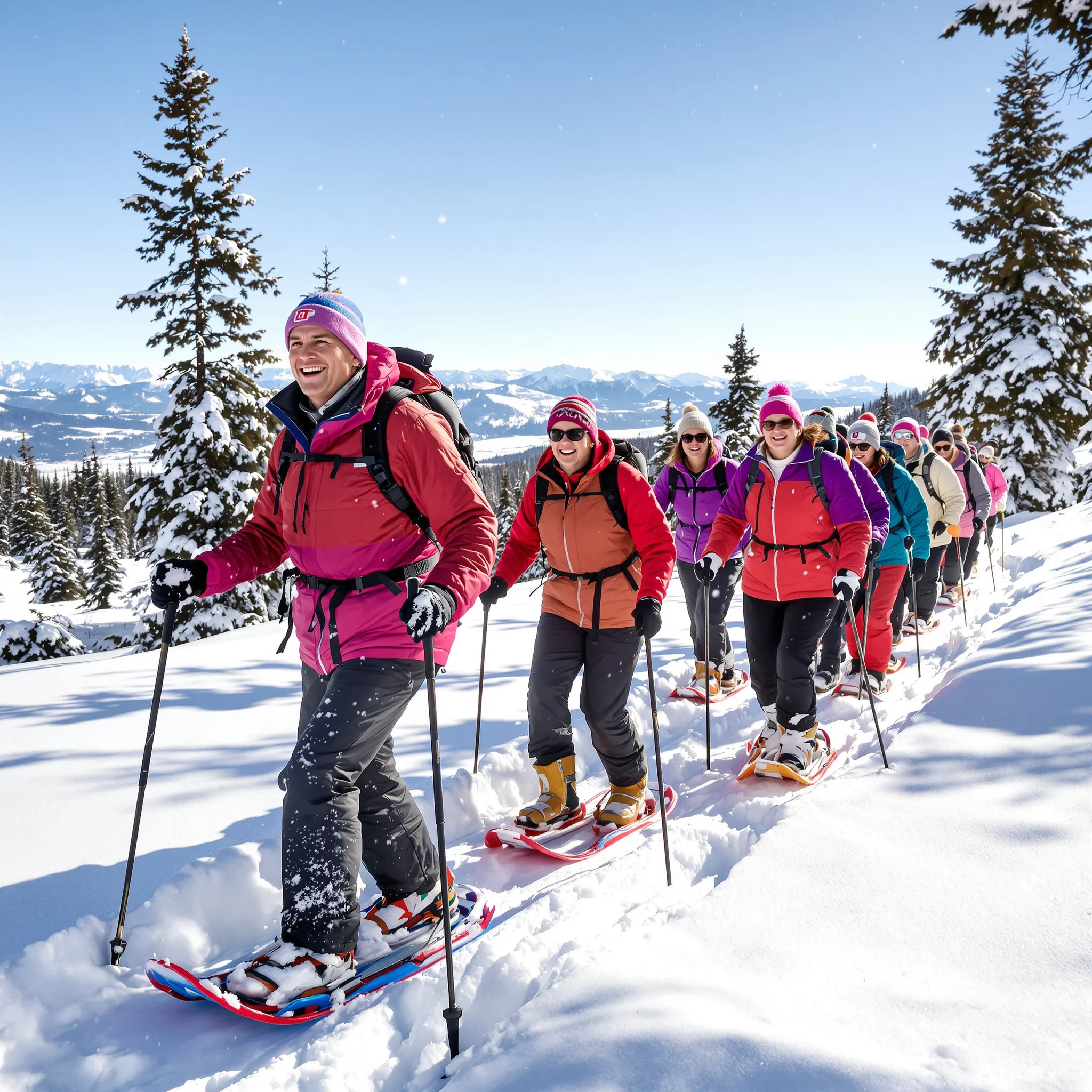 Schneeschuhwandern: Der Winterspaß für Menschen über 50